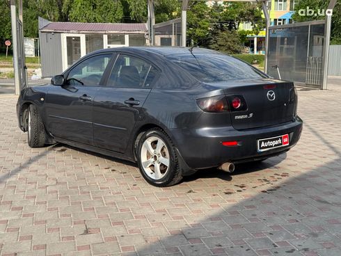 Mazda 3 2006 серый - фото 2