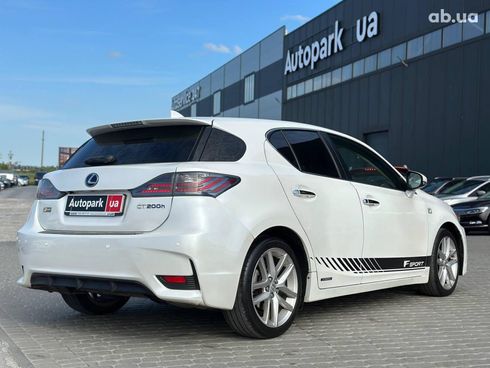 Lexus ct 200h 2016 белый - фото 9