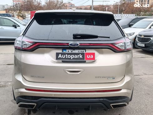 Ford Edge 2017 бежевый - фото 9