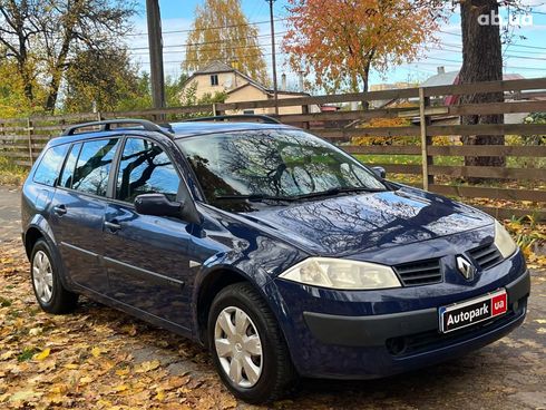 Renault Megane 2005 синий - фото 3