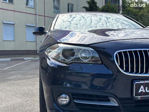 BMW 5 серия 2016 синий - фото 9