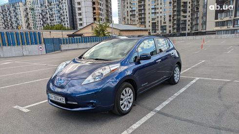 Nissan Leaf 2017 синий - фото 5