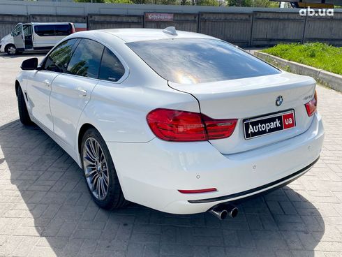BMW 4 серия 2014 белый - фото 3
