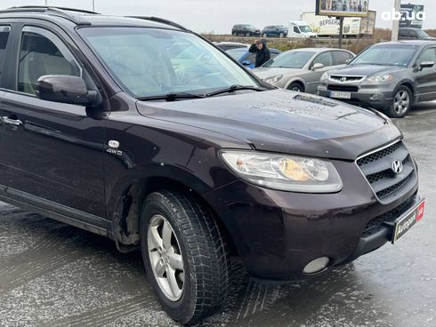 Hyundai Santa Fe 2008 коричневый - фото 6