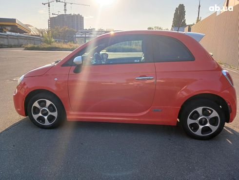 Fiat 500E 2013 оранжевый - фото 7