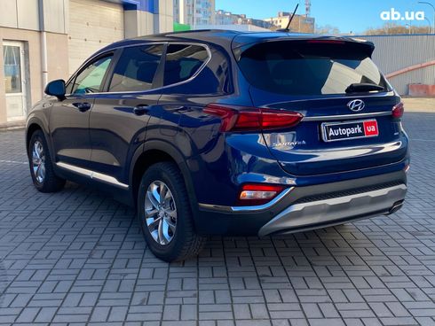 Hyundai Santa Fe 2019 синий - фото 7