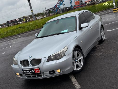 BMW 5 серия 2005 серый - фото 3