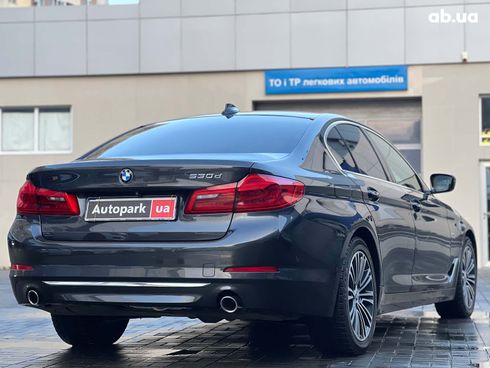 BMW 5 серия 2017 серый - фото 10