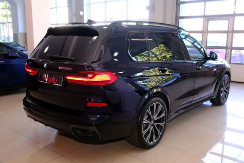 BMW X7 2022 синий - фото 4