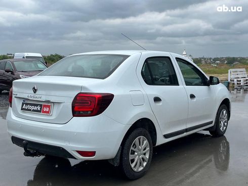 Renault Logan 2018 белый - фото 7