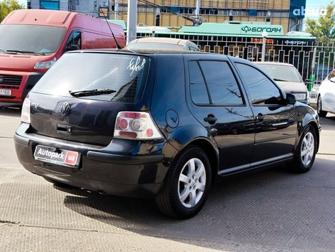 Volkswagen Golf 2001 черный - фото 8