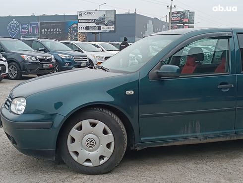 Volkswagen Golf 2001 зеленый - фото 3