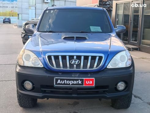 Hyundai Terracan 2001 синий - фото 6