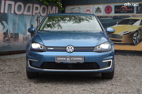 Volkswagen e-Golf 2015 синий - фото 2