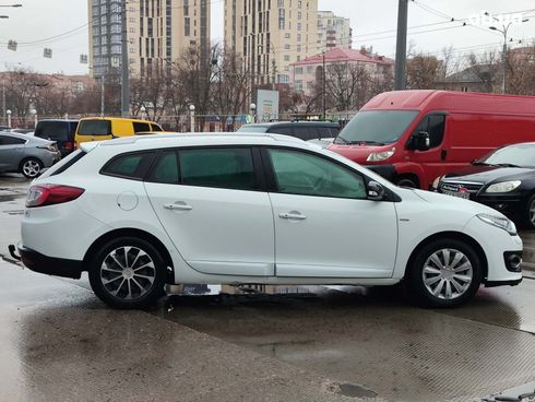 Renault Megane 2015 белый - фото 9