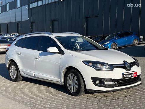 Renault Megane 2016 белый - фото 3