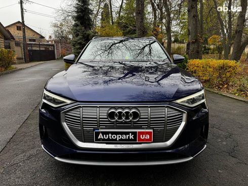 Audi E-Tron 2020 синий - фото 2