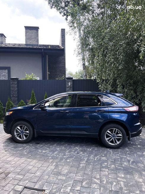 Ford Edge 2017 синий - фото 11