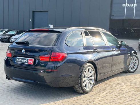 BMW 5 серия 2010 синий - фото 11