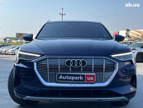Audi E-Tron 2020 синий - фото 2