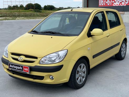 Hyundai Getz 2008 желтый - фото 7