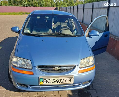 Chevrolet Aveo 2004 синий - фото 8