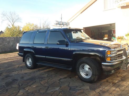 Chevrolet Tahoe 1997 синий - фото 15
