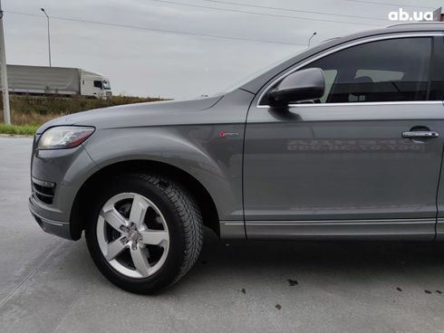 Audi Q7 2014 серый - фото 4