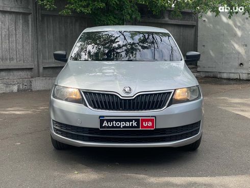 Skoda Rapid 2013 серый - фото 2