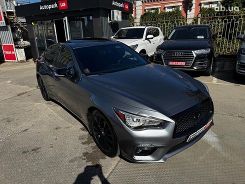 Infiniti Q50 2018 серый - фото 9