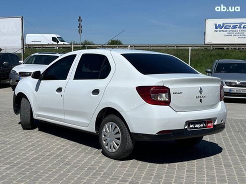 Renault Logan 2015 белый - фото 8
