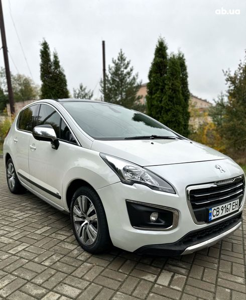 Peugeot 3008 2014 белый - фото 4