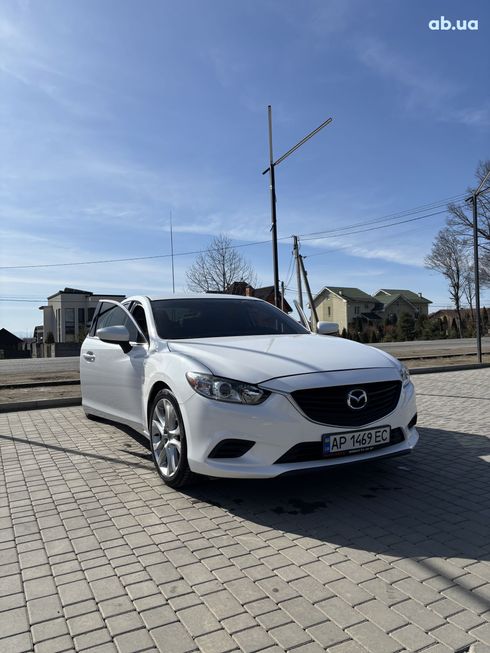 Mazda 6 2014 белый - фото 10