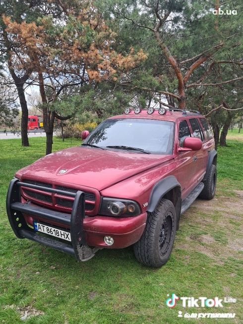 Dodge Durango 1999 вишневый - фото 6