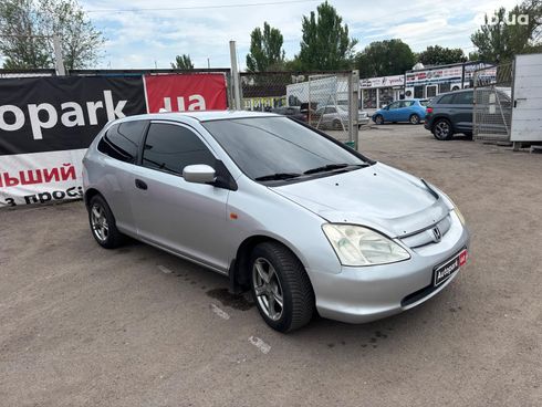 Honda Civic 2002 серый - фото 7