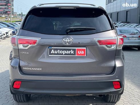 Toyota Highlander 2016 серый - фото 9