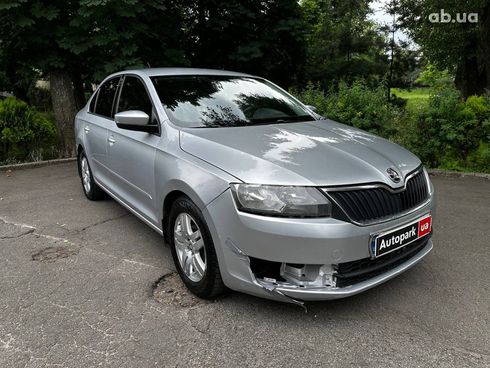 Skoda Rapid 2015 серый - фото 3