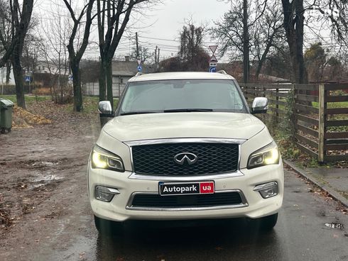 Infiniti QX80 2017 белый - фото 5
