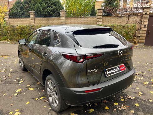Mazda CX-30 2022 серый - фото 7