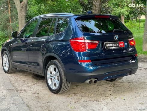 BMW X3 2016 синий - фото 14