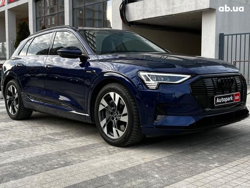 Audi E-Tron 2021 синий - фото 7