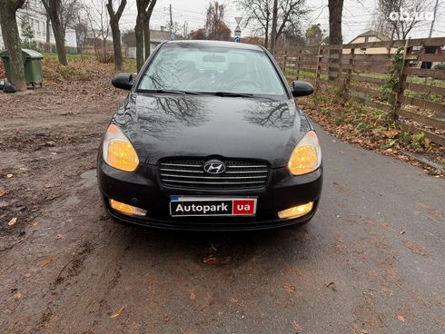 Hyundai Accent 2008 черный - фото 2