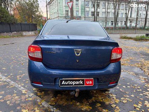 Dacia Logan 2013 синий - фото 6