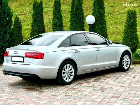 Audi A6 2014 серебристый - фото 2