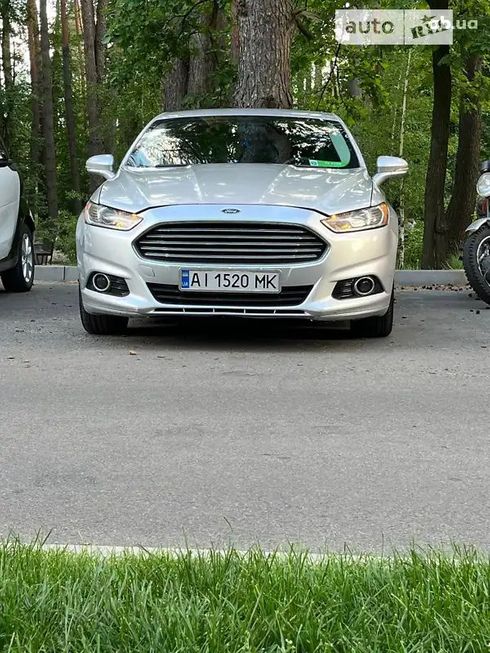 Ford Fusion 2015 серебристый - фото 10