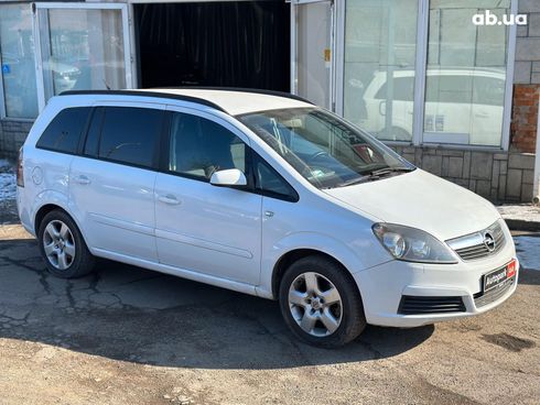 Opel Zafira 2006 белый - фото 10