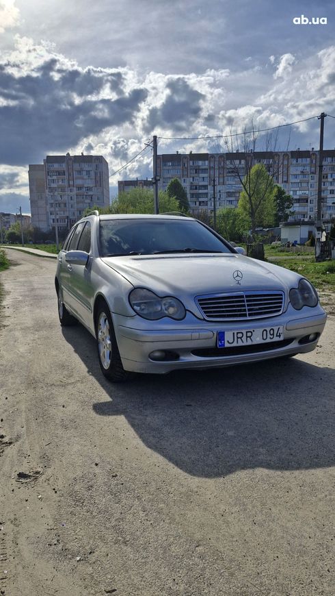 Mercedes-Benz C-Класс 2002 серебристый - фото 14