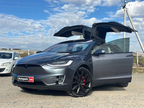 Tesla Model X 2020 серый - фото 10