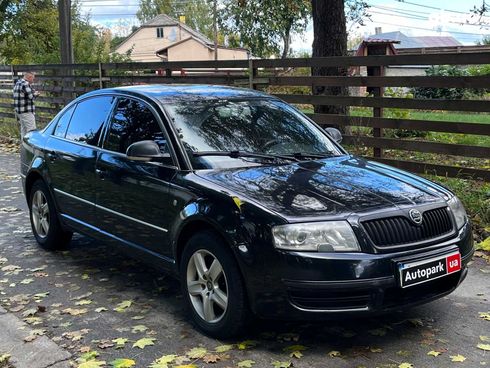 Skoda Superb 2006 черный - фото 3