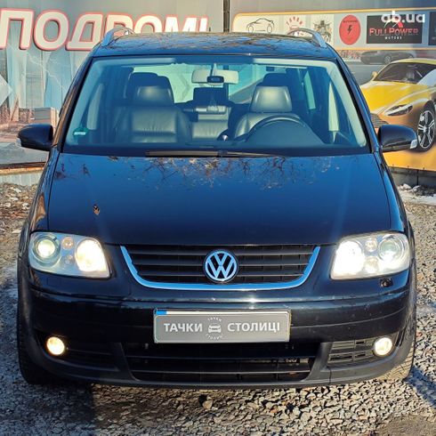 Volkswagen Touran 2006 черный - фото 2